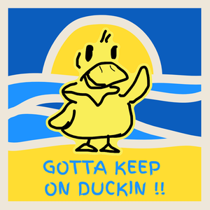 WaveyWaveDuckin!! Magnet